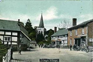 Herefordshire Prints: The Village, Dilwyn, Herefordshire