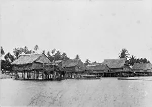 Village at Dobbo, Moluccas, Indonesia