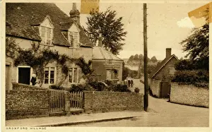 Hampshire Prints: The Village, Droxford, Southampton, England