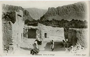 Biskra Prints: Village of El-Kantara, Algeria - caravan station