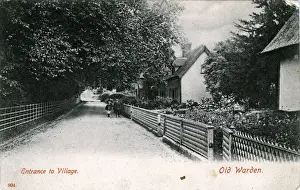 Biggleswade Prints: Village Entrance, Old Warden, Lancashire