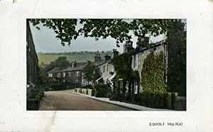 Bradford Prints: The Village, Esholt, Yorkshire
