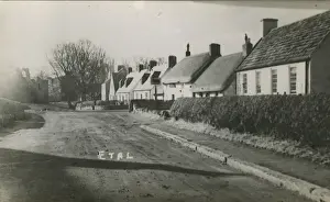 Wentworth Postcard Collection Prints: The Village, Etal, Cornhill-on-Tweed, Northumberland, England. Date: 1920s
