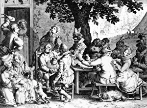 Feasting Prints: Village Gathering - Dutch Treat
