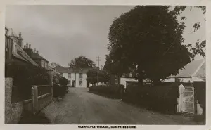 The Village, Glencaple, Dumfries, Dumfries & Galloway, Scotland. Date: 1920s The Village, Glencaple, Dumfries, Dumfries & Galloway, Scotland. Date: 1920s