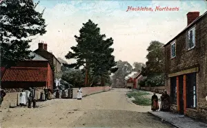 Northampton Prints: The Village, Hackleton, Northamptonshire