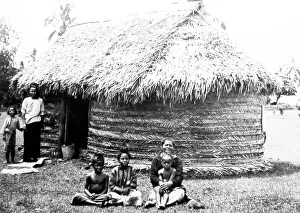 Village hut, Tonga, Victorian period