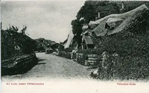 Woolacombe Prints: The Village, Lee, Devon