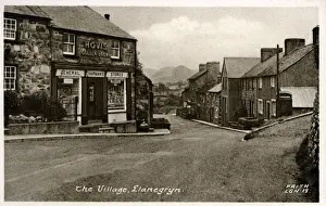 Merionethshire Prints: The Village, Llanegryn, Merionethshire