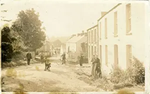 Carmarthenshire Prints: The Village, Llanfallteg, Wales