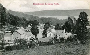 Carmarthenshire Prints: The Village, Llanstephan, Carmarthenshire