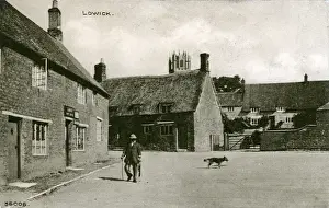 Northamptonshire Prints: Village, Lowick, Northamptonshire