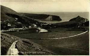 Lulworth Prints: The Village, Lulworth Cove, Dorset