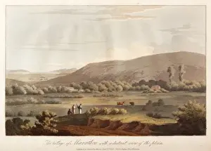 Plains Prints: Village of Marathon and plains