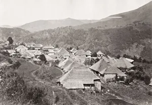 Village of Miyanoshita, Japan, well known for its hot springs