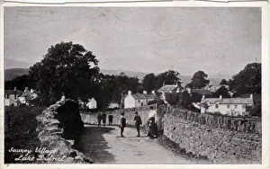 Windermere Prints: The Village, Near Sawrey, Cumbria