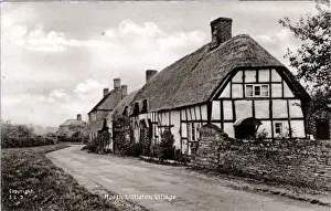 Littleton Prints: The Village, North Littleton, Worcestershire