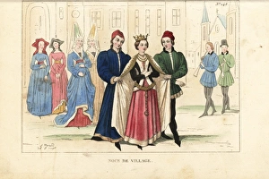 Girdle Gallery: Village nuptials, 14th century