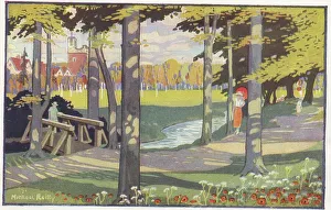 Surroundings Prints: The Village Park, Bournville