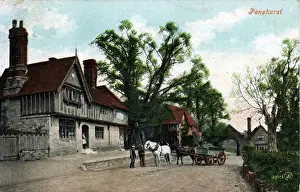 Tonbridge Prints: The Village, Penhurst, Kent