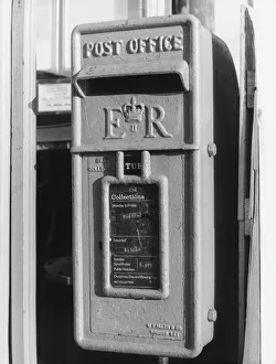 Images Dated 7th February 2008: Village Post Box 1960S