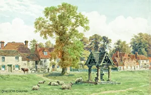 Village Pump at Ockley, near Dorking, Surrey