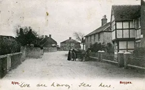 Lewes Prints: The Village, Ripe, Sussex