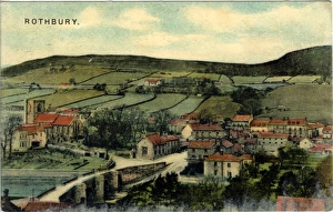 Northumberland Gallery: The Village, Rothbury, Northumberland
