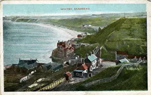 Sandsend Prints: The Village, Sandsend, Yorkshire