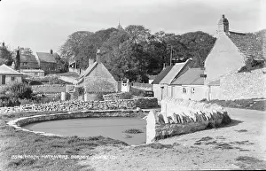 Charm Prints: Village Scene in Worth Matravers