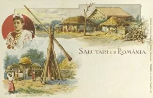 Village scenes, Romania