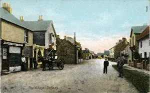 Chichester Prints: The Village, Selsey, Chichester, England