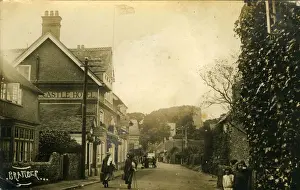 The Village (Showing the Castle Hotel)