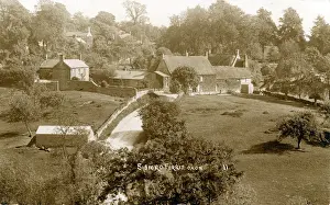Oxfordshire Prints: The Village, Sibford Ferris, Banbury, Cherwell, Oxfordshire, England. Date: 1910s