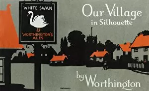 Images Dated 4th May 2012: Our Village in Silhouette by Worthington
