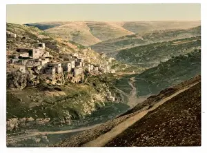 Siloam Prints: Village of Siloam, Jerusalem, Holy Land