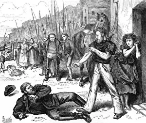 Flung Prints: Village squire ejected from cottage