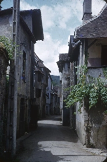 Images Dated 9th August 2012: Village street in the Dordogne, France