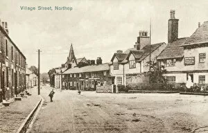 Apr19 Gallery: Village Street, Northop - Boot Hotel (on right)