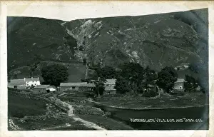 Tarn Prints: Village & Tarn, Watendlath, Cumbria