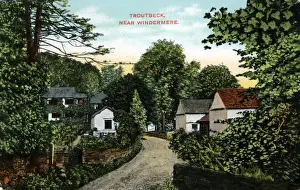 Windermere Prints: The Village, Troutbeck, Cumbria