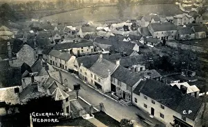 Somerset Prints: The Village, Wedmore, Somerset