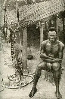 Today Gallery: Village witch doctor, Belgian Congo, Central Africa