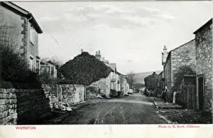 Clitheroe Prints: The Village, Worston, Lancashire