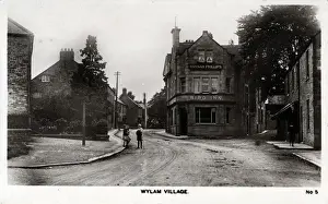 Northumberland Prints: The Village, Wylam, England