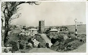 Ives Prints: The Village, Zennor, Cornwall