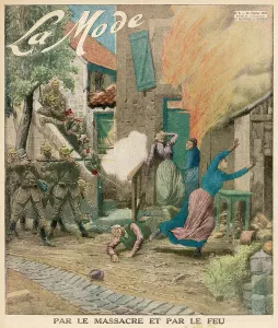 Inhabitants Collection: VILLAGERS MURDERED