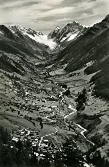 Valleys Prints: Villages of Kippel and Ferden, Lotschental, Switzerland