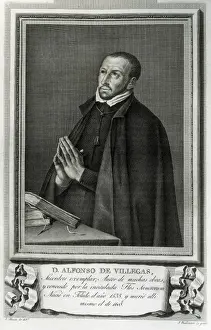 Alonso Prints: VILLEGAS, Alonso de (1533-1605). Engraving