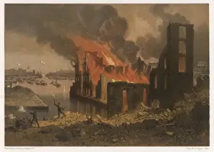 Alight Prints: Villette Docks Burn